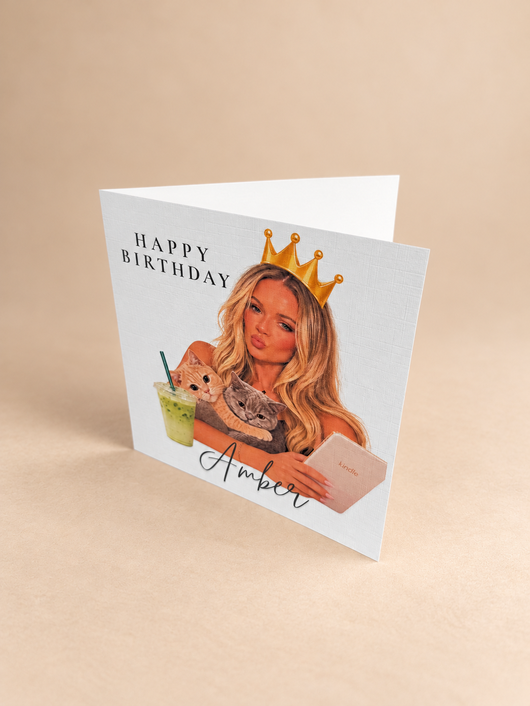 Personalised Photo Birthday Card | Custom Birthday Card with Pets & Favourite Things