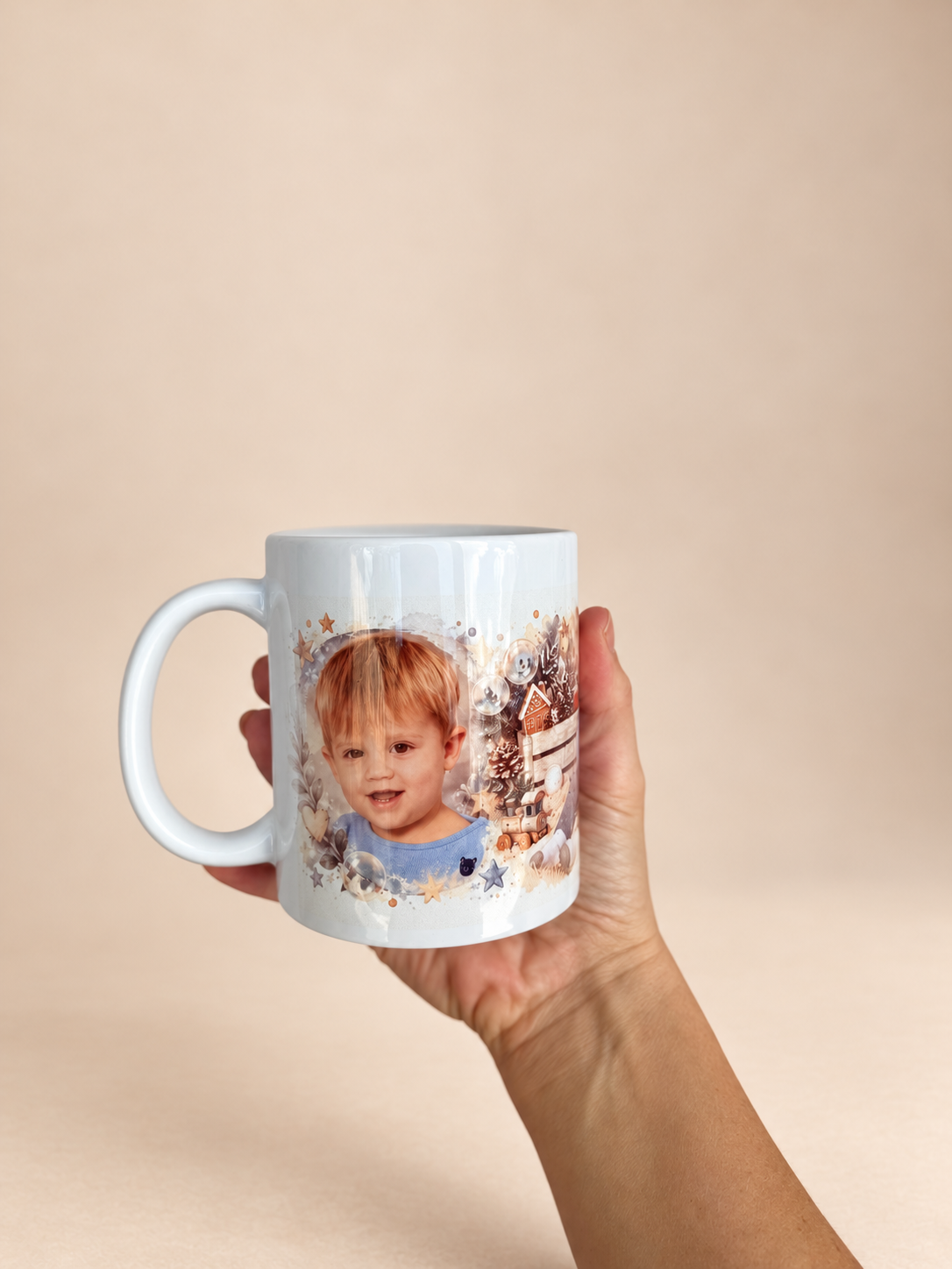 Personalised Christmas Photo Mug