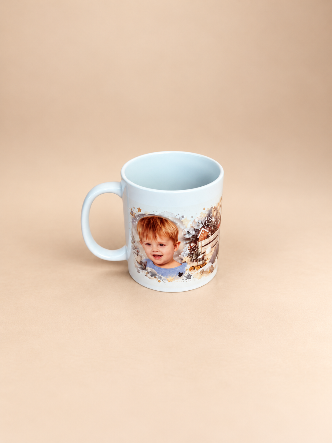 Personalised Christmas Photo Mug