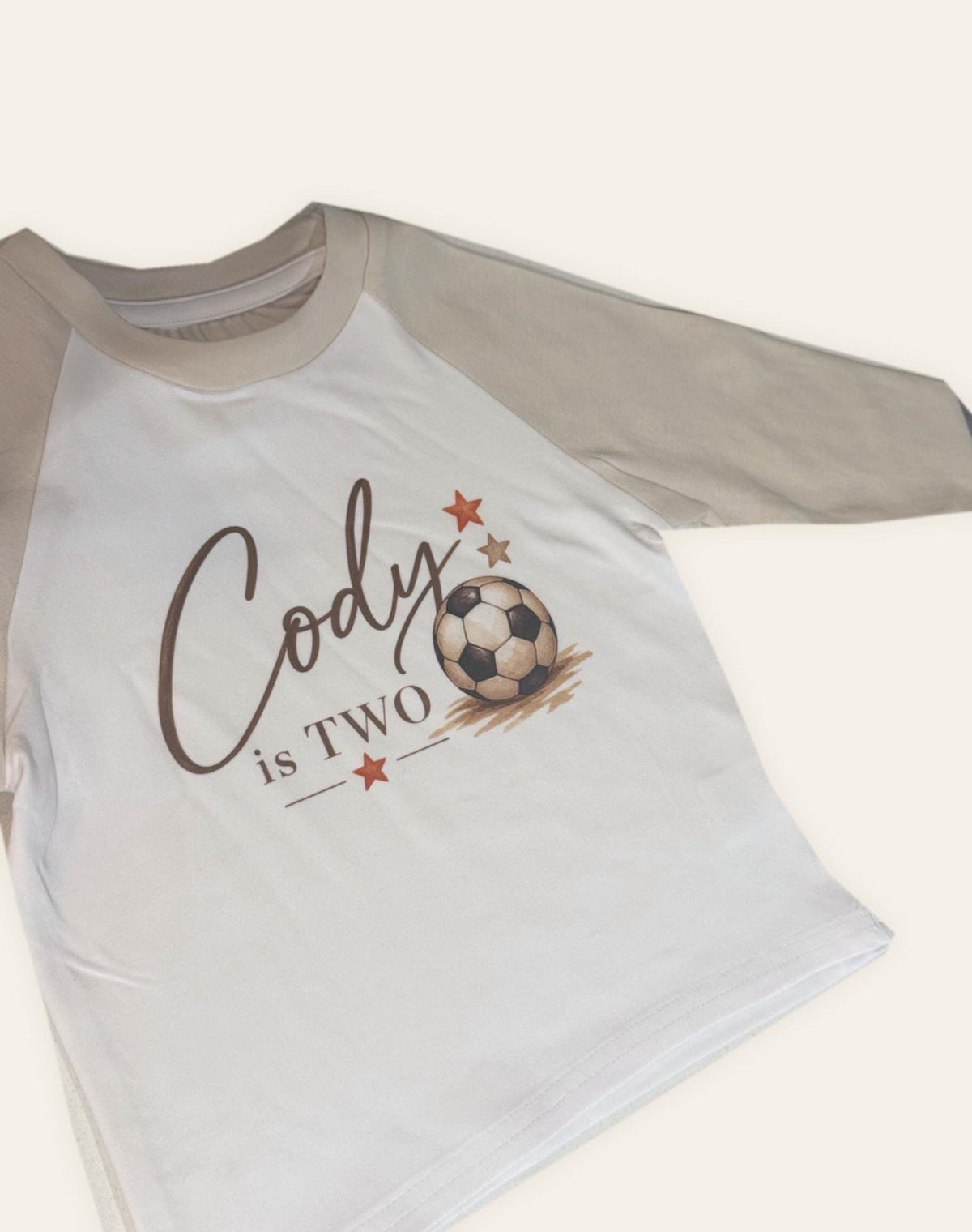 Personalised Football Birthday Pyjamas | Name & Age Kids PJ Set