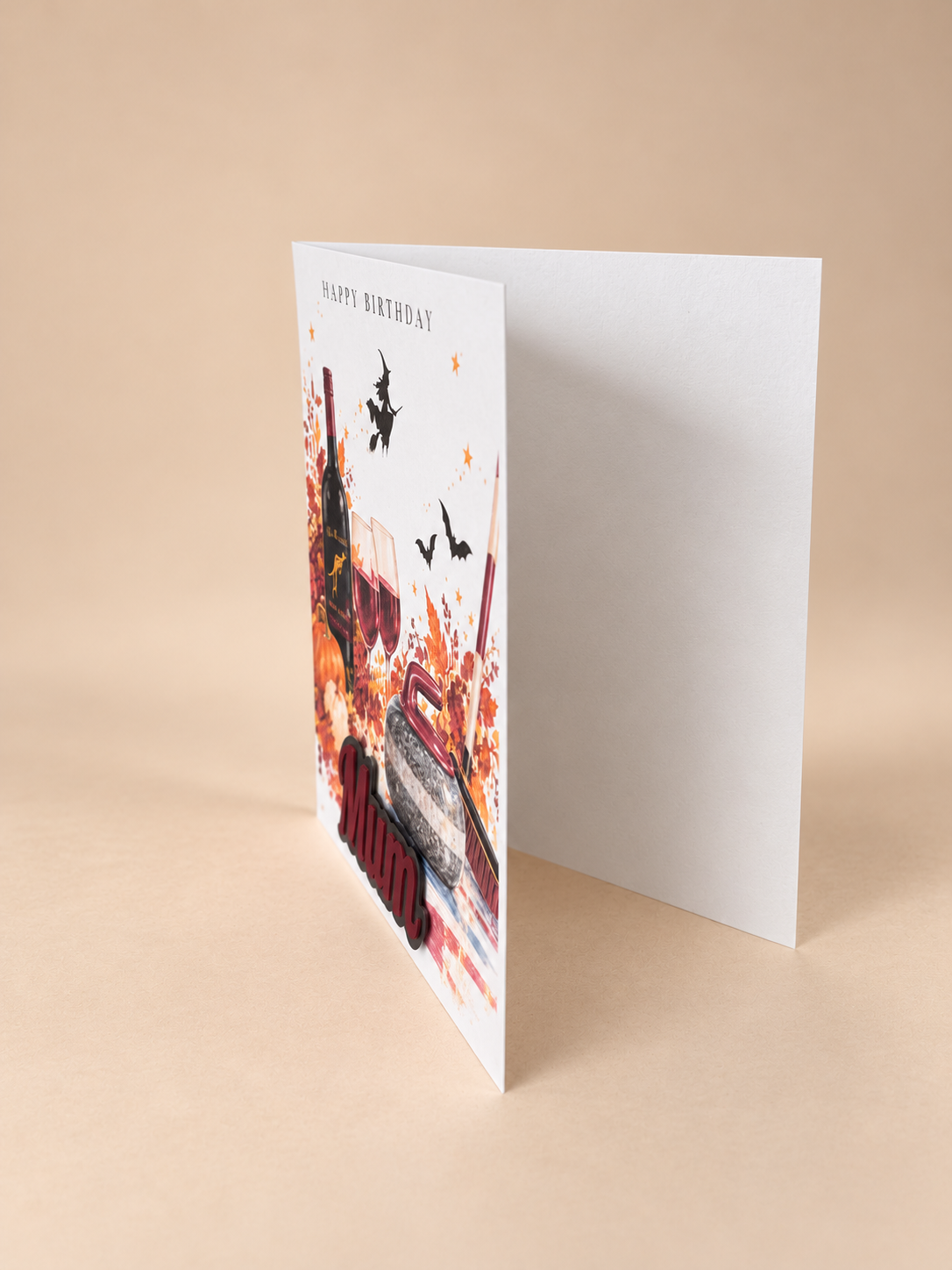 Personalised Halloween Birthday Card | Autumn Birthday Card for Mum