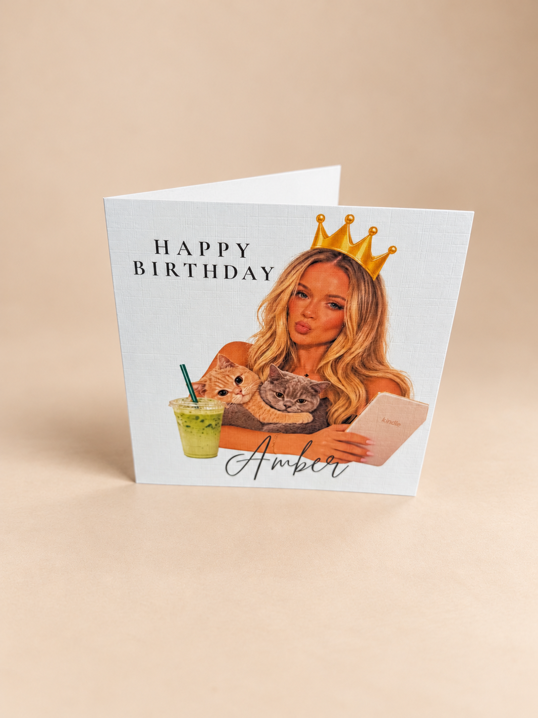 Personalised Photo Birthday Card | Custom Birthday Card with Pets & Favourite Things