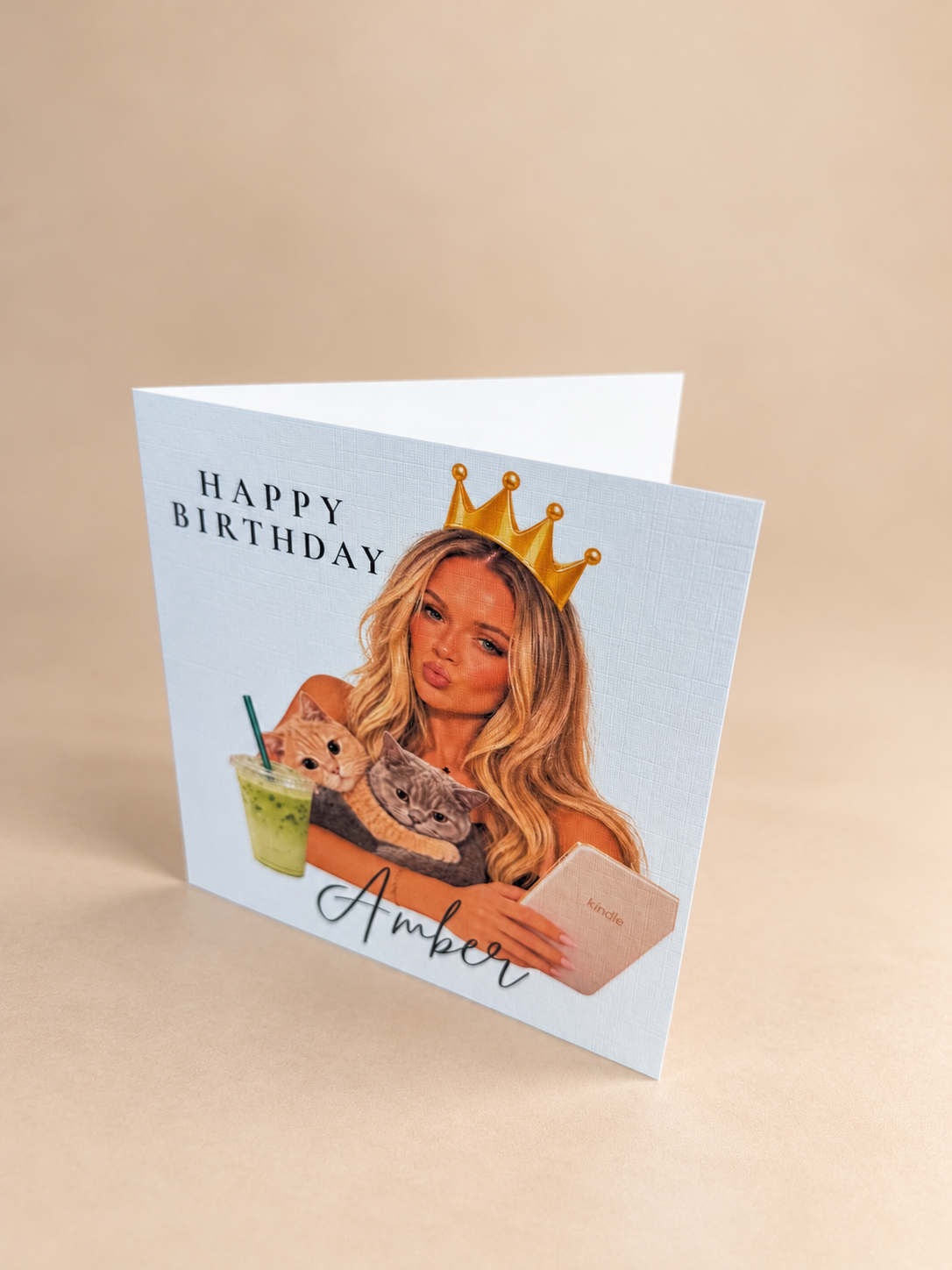 Personalised Photo Birthday Card | Custom Birthday Card with Pets & Favourite Things
