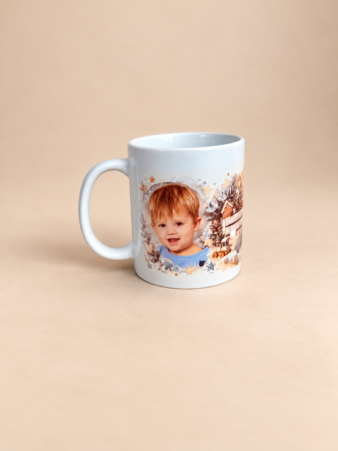 Personalised Christmas Photo Mug