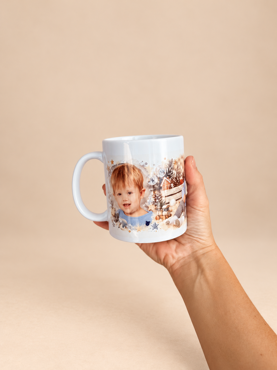 Personalised Christmas Photo Mug