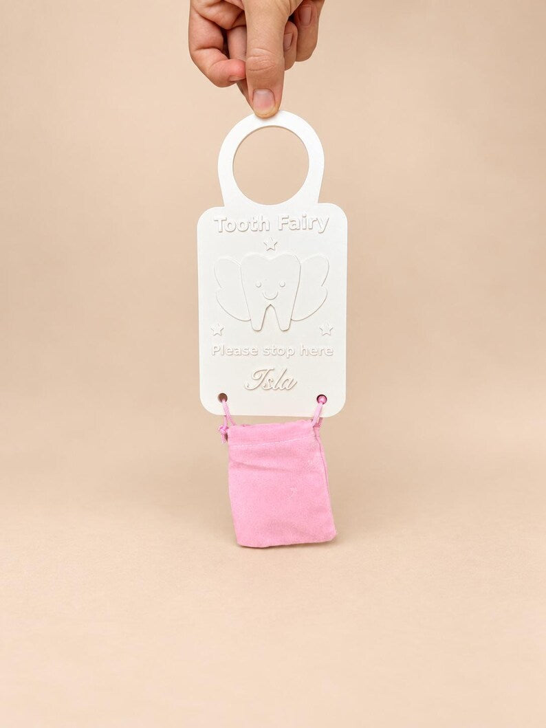 Tooth Fairy door hanger detail