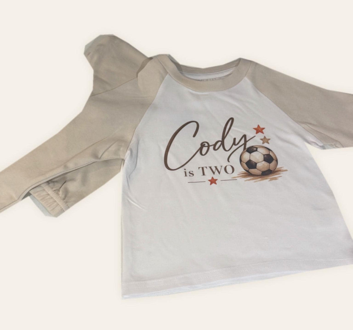 Personalised Football Birthday Pyjamas | Name & Age Kids PJ Set