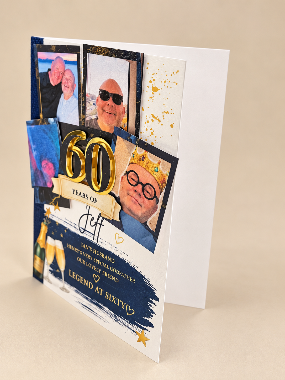 Keepsake card standing open